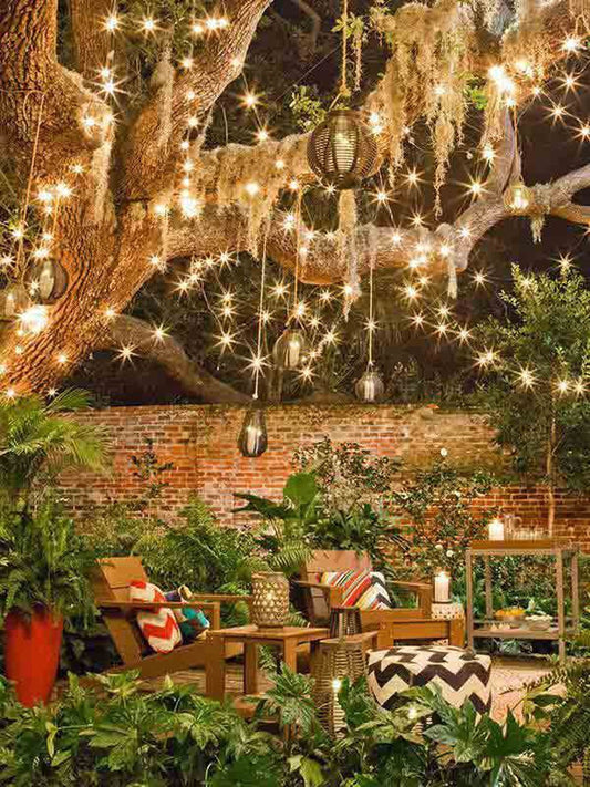 Year-Round Decorating Ideas with Christmas Lights - Christmas Place