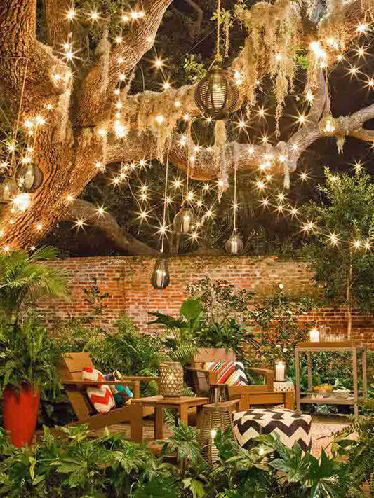 Year-Round Decorating Ideas with Christmas Lights