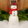 SNOWMAN WITH CARDINALS SET OF 2 - Christmas Place