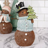 8.4IN GINGERBREAD SNOWMAN SET OF 2 - Christmas Place