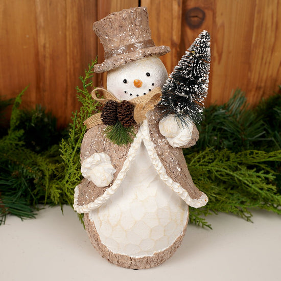 LED Lights LED Woodland Christmas Snowman Set Of 2 - Christmas Place