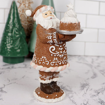 8IN GINGERBREAD SANTA - Christmas Place