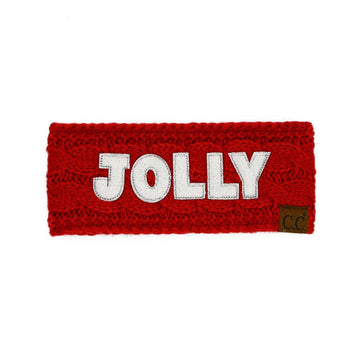 Red Jolly Headwrap