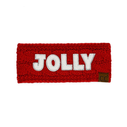 Red Jolly Headwrap