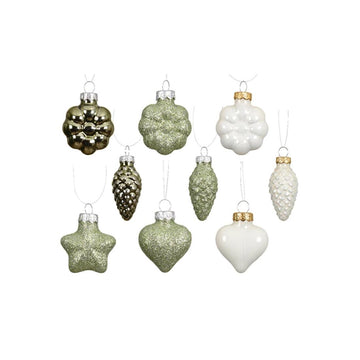 Green Glass Shiny Ornaments Tube