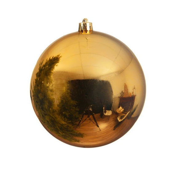 Light Gold Ball Shatterproof Ornament - Christmas Place