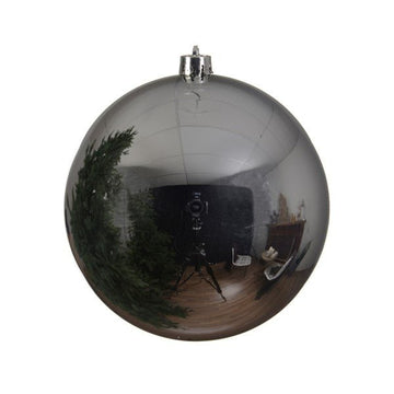 Silver Ball Ornament - Christmas Place