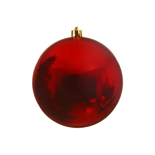 200MM Red Shatterproof Ball Ornament