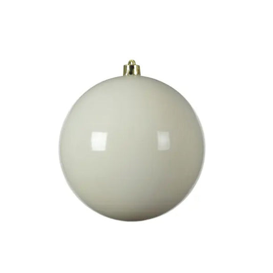 Wool White Ball Ornament - Christmas Place