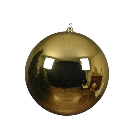 Light Gold Ball Christmas Ornament - Christmas Place