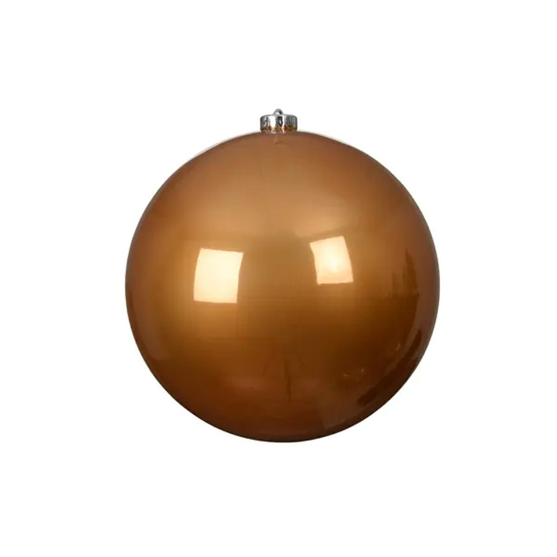 Caramel Brown Ball Ornament - Christmas Place