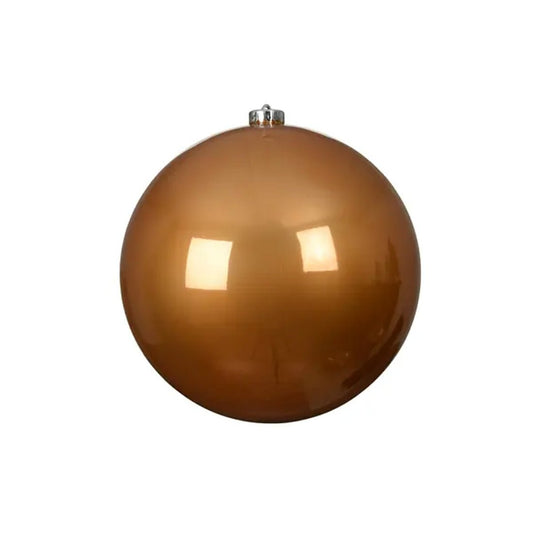 Caramel Brown Ball Ornament - Christmas Place