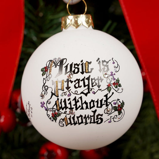 Music is Prayer without Words Ornament - Christmas Place