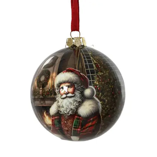 Santa Ball Ornament - Christmas Place