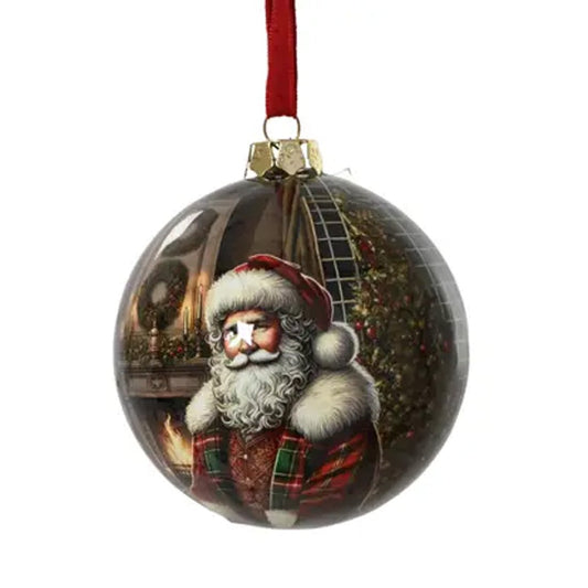 Santa Ball Ornament - Christmas Place