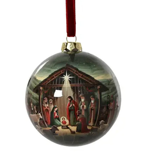 Holy Family Ball Ornament - Christmas Place