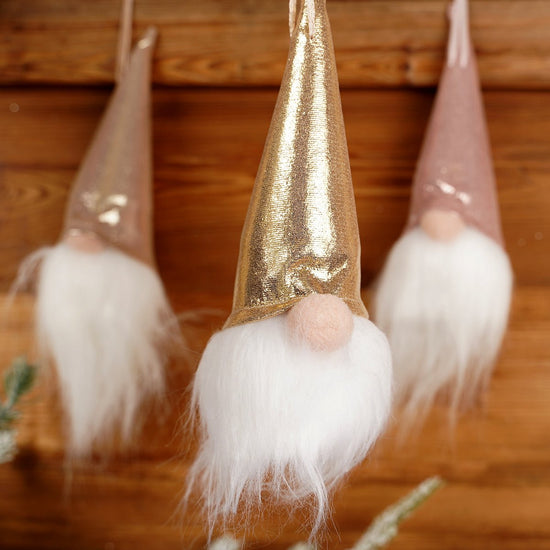 Gnome Christmas Ornament 3 Styles Collection - Christmas Place
