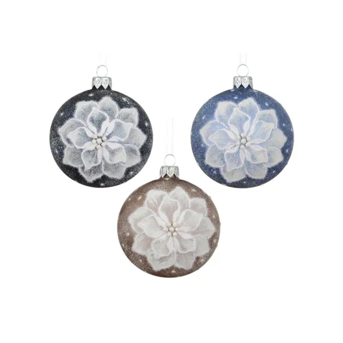 Flower Ball Ornament - Christmas Place