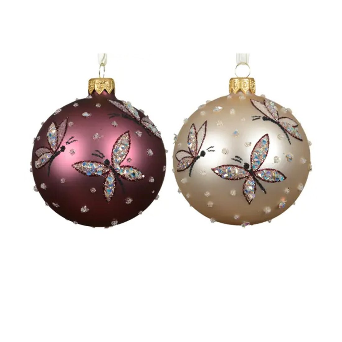 Butterfly Ball Ornament - Christmas Place