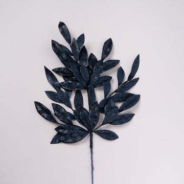 23 Inch Blue Glitter Bayleaf