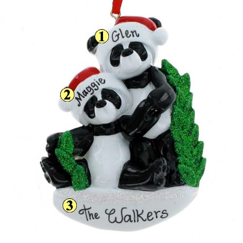 Panda Couple - Christmas Place