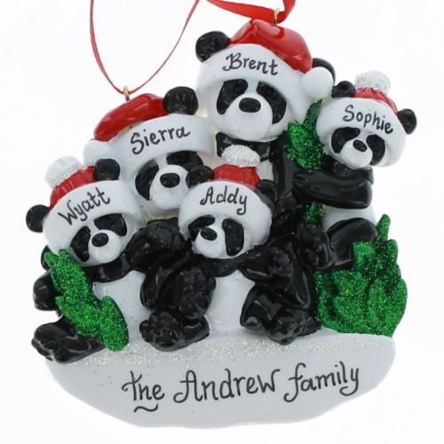 Panda Family of 5