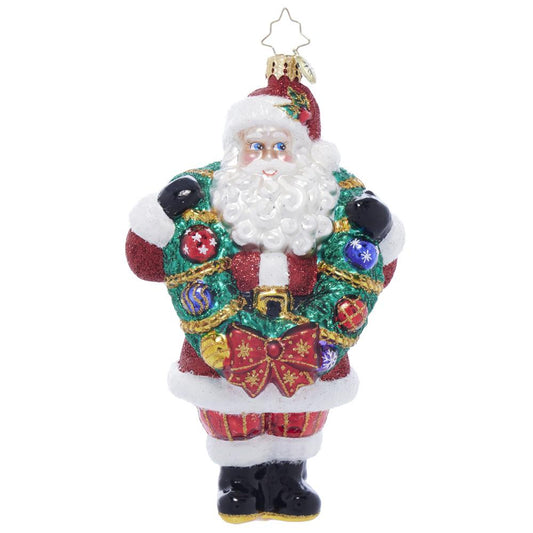 Wreath Wrangler Claus