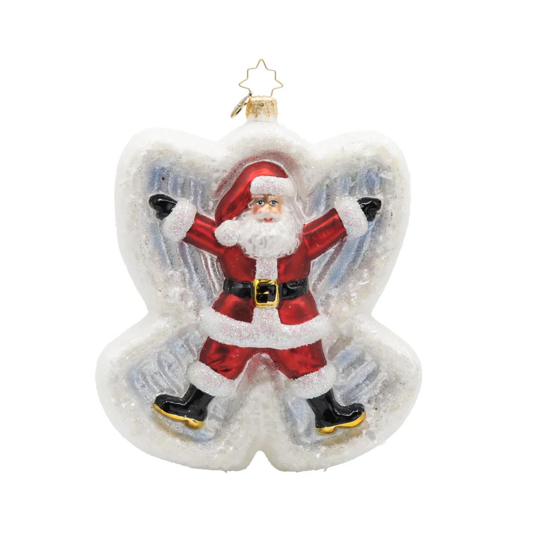 2025 Snow Angel Santa Ornament - Christmas Place