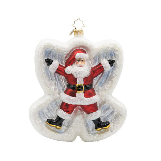 2025 Snow Angel Santa Ornament