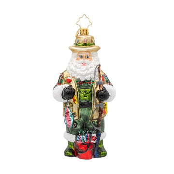 2025 Fly Fisher Claus Ornament