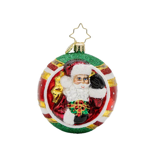2025 St Nicks Spherical Cheer Gem Ornament