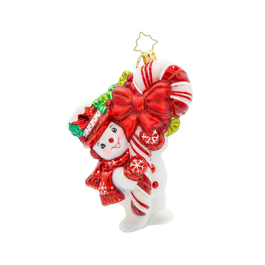 Snowy Retro Cheer Ornament