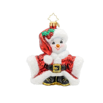 Santas Snowy Stand In Ornament
