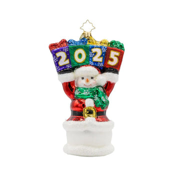 2025 Snowman Greetings Ornament