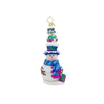 Double Decker Snow Chums Ornament