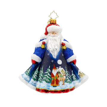 Santa Of The Midnight Sky Ornament