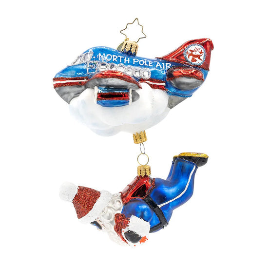 2026 Jolly Jumper Santa Ornament - Christmas Place