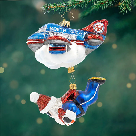 2026 Jolly Jumper Santa Ornament - Christmas Place