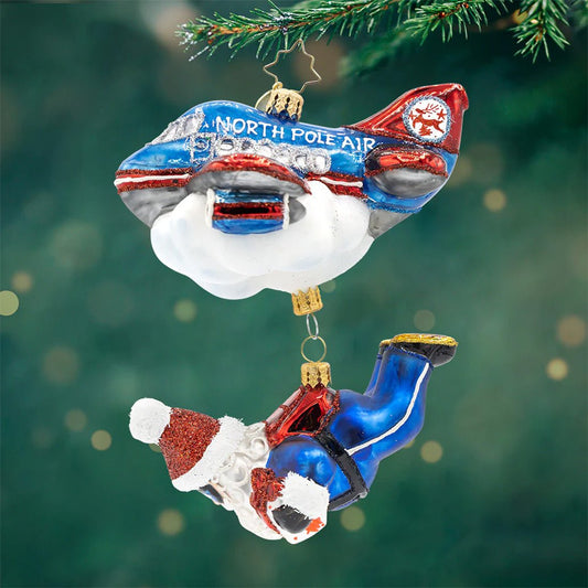 2026 Jolly Jumper Santa Ornament - Christmas Place
