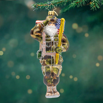 Yuletide Trooper Ornament - Christmas Place