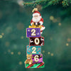 2026 Stacking Up The Years Ornament - Christmas Place