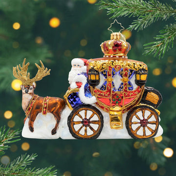 2026 Yuletide Carriage Ride Ornament - Christmas Place
