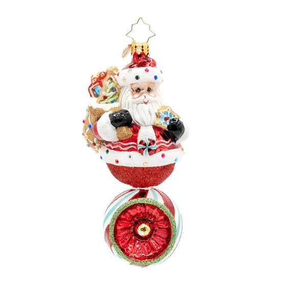 2026 Sweet Claus Reflector Ornament - Christmas Place