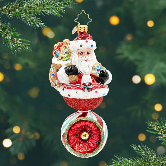 2026 Sweet Claus Reflector Ornament