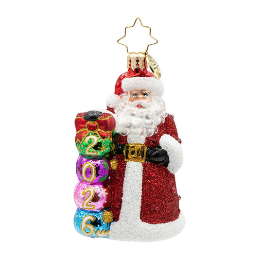 2026 Christmas Countdown Gem Ornament