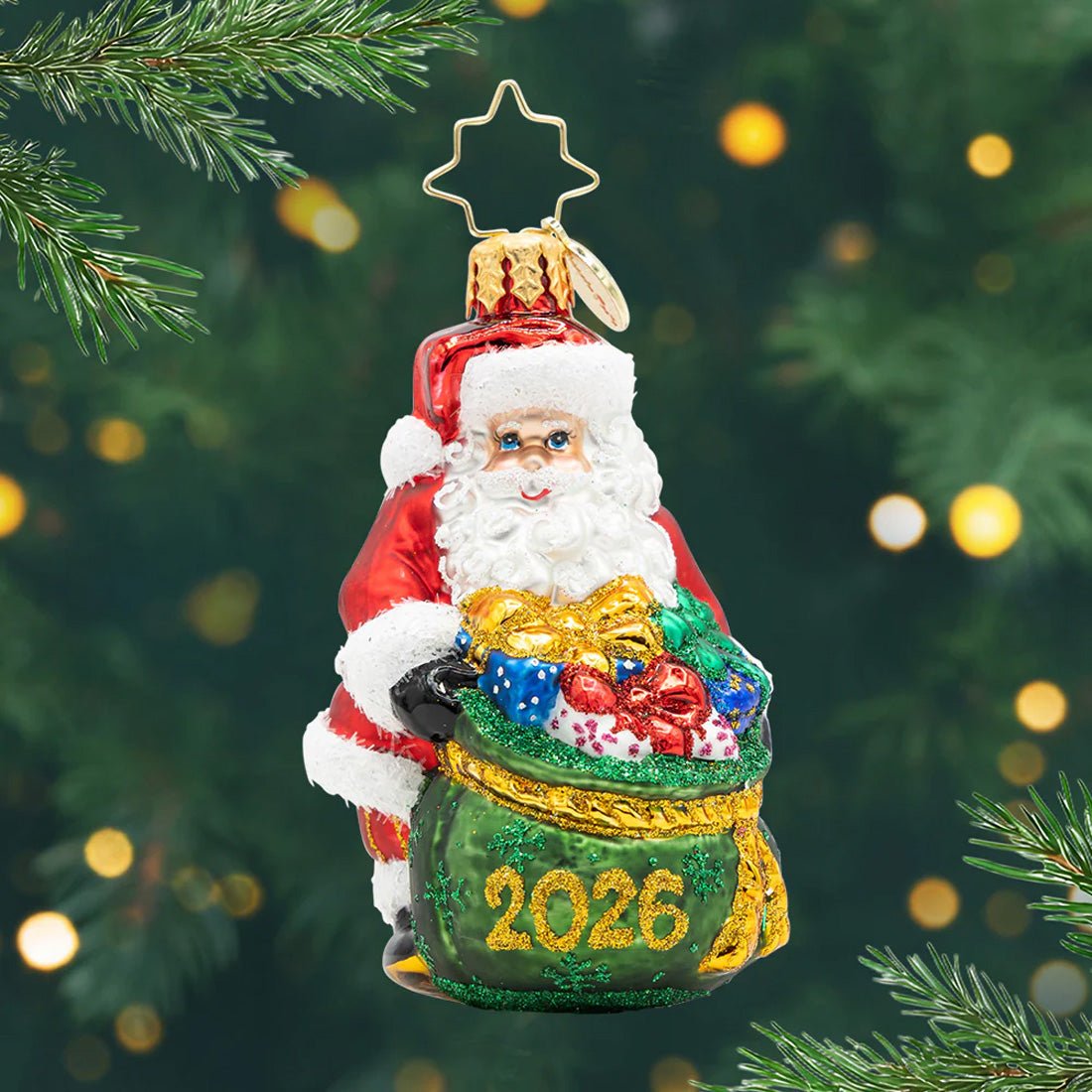 2026 Santas Yearly Gift Drop Gem Ornament - Christmas Place