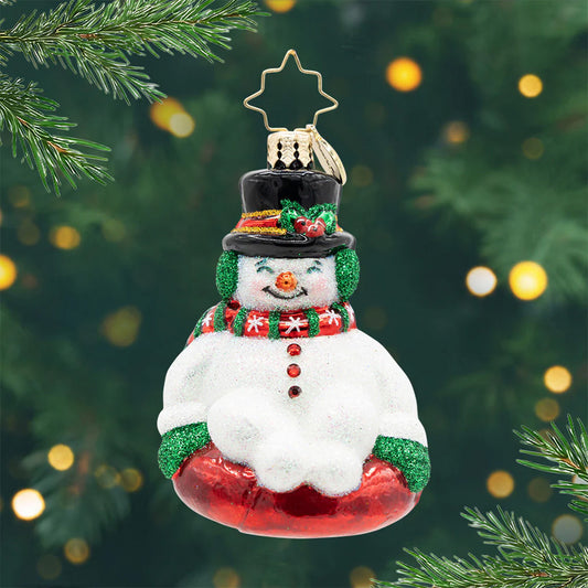 2026 Snowy Slider Gem Ornament