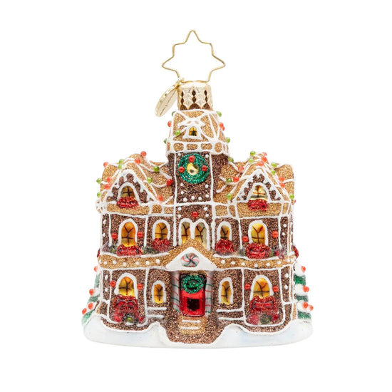 2026 Gingerbread Manor Gem Ornament - Christmas Place