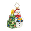 2026 Snowy And Bright Gem Ornament