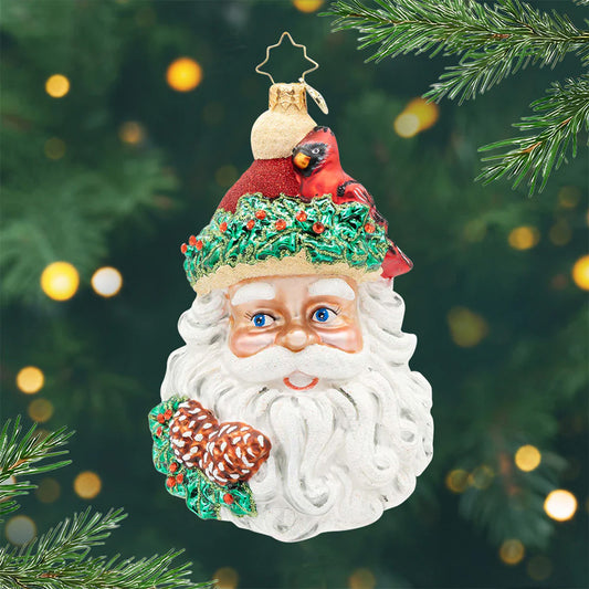 2026 Woodland Wishes Santa Ornament